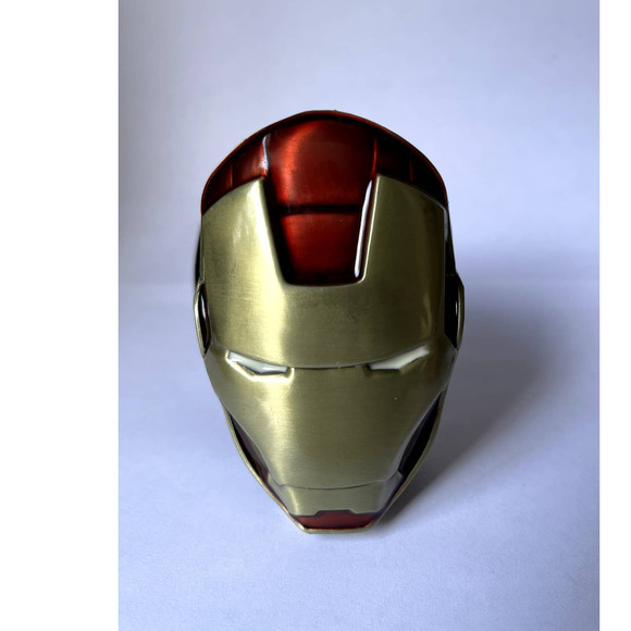 Iron Man Helmet Tony Stark Marvel Belt Buckle Unisex NEW - Picture 3 of 10